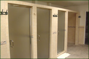 showers